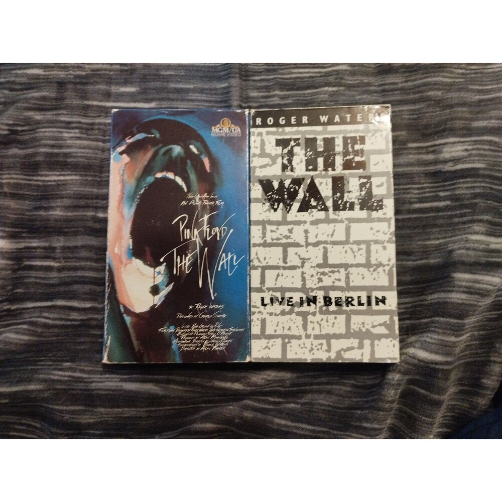Pink Floyd The Wall & Roger Waters The Wall Live In Berlin VHS Lot